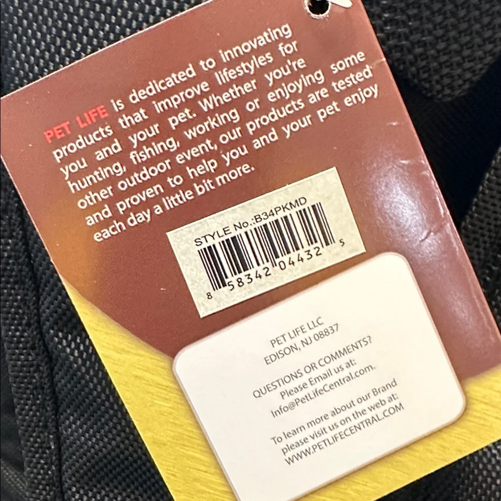 Pet backpack